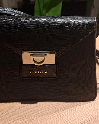 Borsa tracolla nera Trussardi 