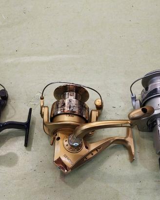 Lotto mulinelli da pesca