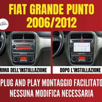 Fiat Grande Punto KIT COMPLETO Autoradio android