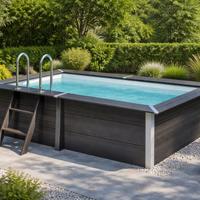 Piscina GRE rettangolare in composito 326×186 h96