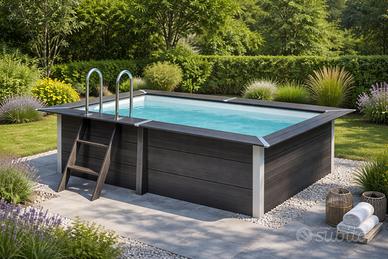 Piscina GRE rettangolare in composito 326×186 h96