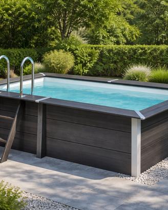 Piscina GRE rettangolare in composito 326×186 h96