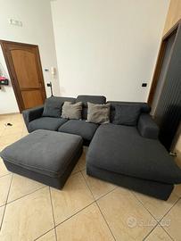 Divano letto più pouf