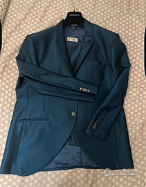 Abito da sposo Blu Pignatelli con camicia di seta