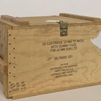 Cassa Munizioni per Cannoni L70 - Legno