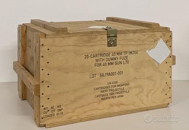 Cassa Munizioni per Cannoni L70 - Legno