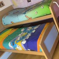 2 Letti scorrevoli per camera bambini