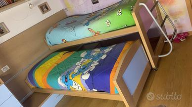 2 Letti scorrevoli per camera bambini