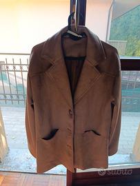 Blazer/ Capospalla Marrone in Camoscio/Camoscina