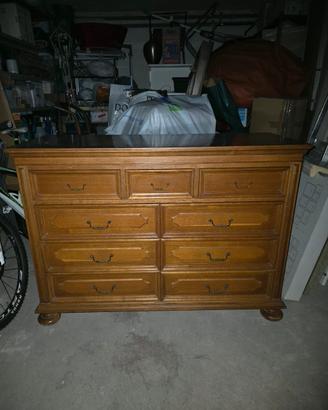 comò legno di castagno 