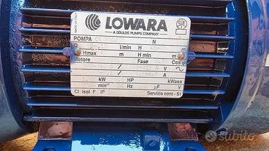  Lowara Bigirante acciaio  CA 200/33  2.5HP