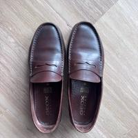 Mocassini pelle marroni geox uomo