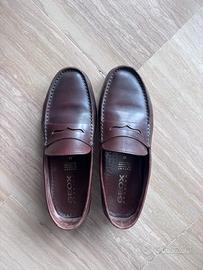 Mocassini pelle marroni geox uomo