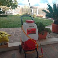 Pompa irroratrice a batteria, a spalla + trolley