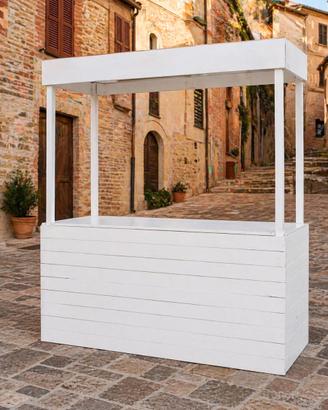 banchi per evento di degustazione