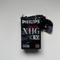 Videocassetta Philips VHSC XHG30 Nuova