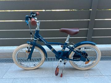 Bici 16 pollici blu Decathlon BTwin city 900