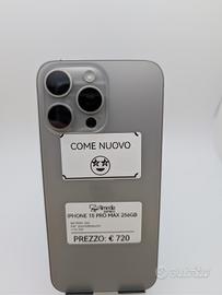 iPhone 15 Pro Max 256GB usato garanzia 