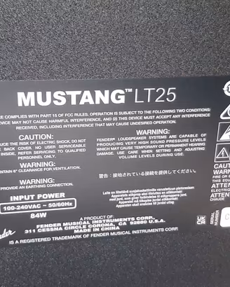 Amplificatore Fender LT25 x chitarra elettrica