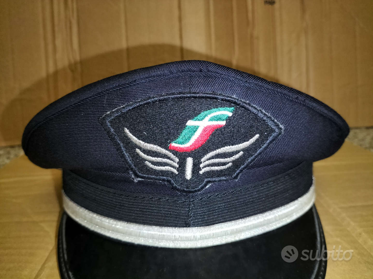 Cappello Da Collezione Ferroviere Capotreno Collezionismo In