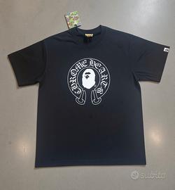 maglietta bape x Chrome Hearts 