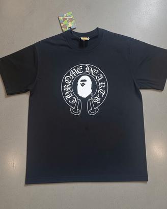 maglietta bape x Chrome Hearts 