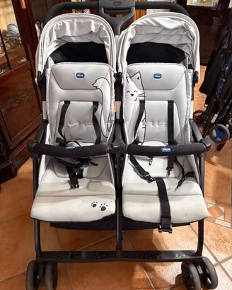Chicco OHlalà Twin Passeggino Gemellare Doppio da