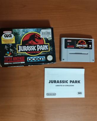 jurassic park snes supernintendo pal ita GIG.CIB