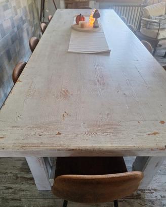 TAVOLO SHABBY CHIC in legno