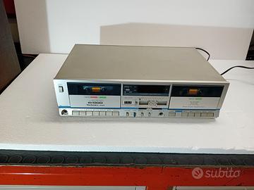 PIASTRA CASSETTE TECHNICS M222 FUNZIONANTE TAPE 2