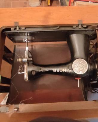 MACCHINA DA CUCIRE ANTICA SINGER PERFETTA