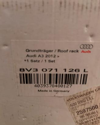 Barreportatutto Audi a3