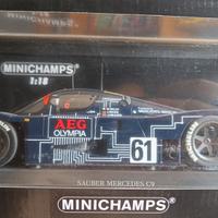 Mercedes Sauber C9 1/18 N61 minichamps limited ed