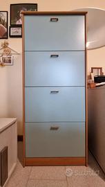 scarpiera in legno per 20/24 paia di scarpe