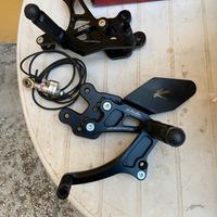Pedane Valter moto + cambio elettronico gsx-r 750