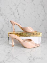 Sandali/mules nude donna n 38