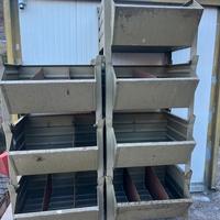 7 contenitori a bocca di lupo cm 80 x 60 euro 190