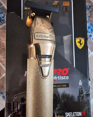 babyliss skeleton fx gold  trimmer top  barber pol