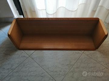 2 mensole in legno per arredamento camera