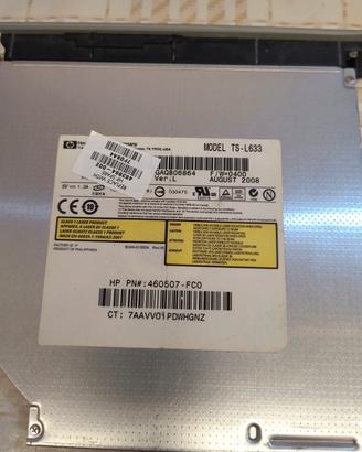 2 masterizzatori  DVD  mod UJ870A , TS-L633