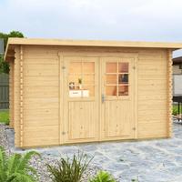 CASETTA DI LEGNO 320x220x211h cm spessore 28 mm .