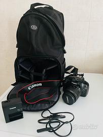 Reflex Canon Eos 1100 D + Zaino Porta Reflex