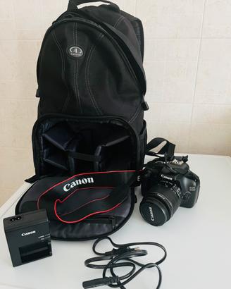 Reflex Canon Eos 1100 D + Zaino Porta Reflex