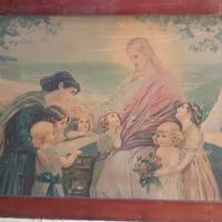 Quadro dipinto religioso, vari soggetti