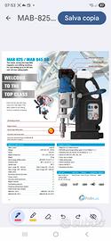 Trapano/carotatrice magnetico BDS  MAB845