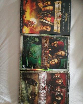 DVD trilogia I pirati dei Caraibi