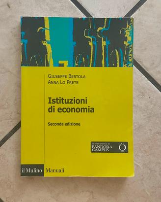 ISTITUZIONI DI ECONOMIA Seconda edizione 