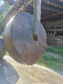 Ruota/Macina in pietra antica x mulini