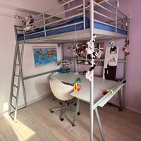 Letto a soppalco IKEA - una piazza e mezza