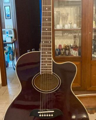 Chitarra acustica elettrificata Aria